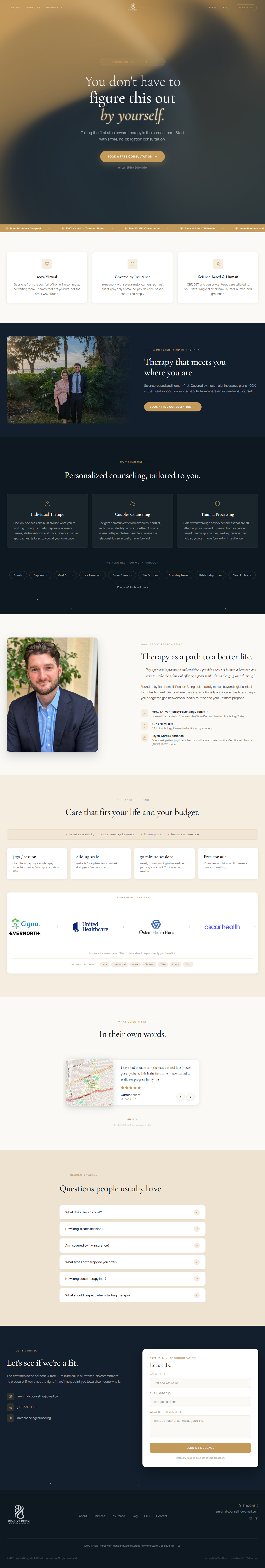 Reason Being Mental Health Counseling website